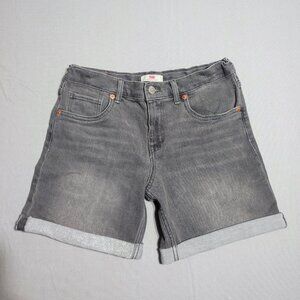 Levi's jean shorts women's size 16 grey classic